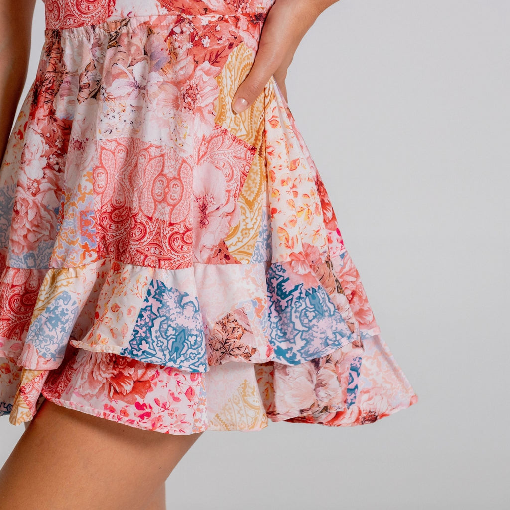 Short Dress Floral Whisper