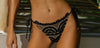 PQ Swim Lace Tie Side Broekje Teeny Zwart