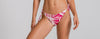 Tie Side Cheeky Broekje Berry Shadow in Bloom