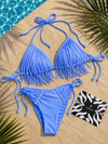 Femperium By PD Sky Fringe Triangel Top