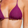 Cosita Linda Triangel Top Mulberry Mist