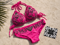 Femperium By PD Fuchsia Glam Triangel Bikini