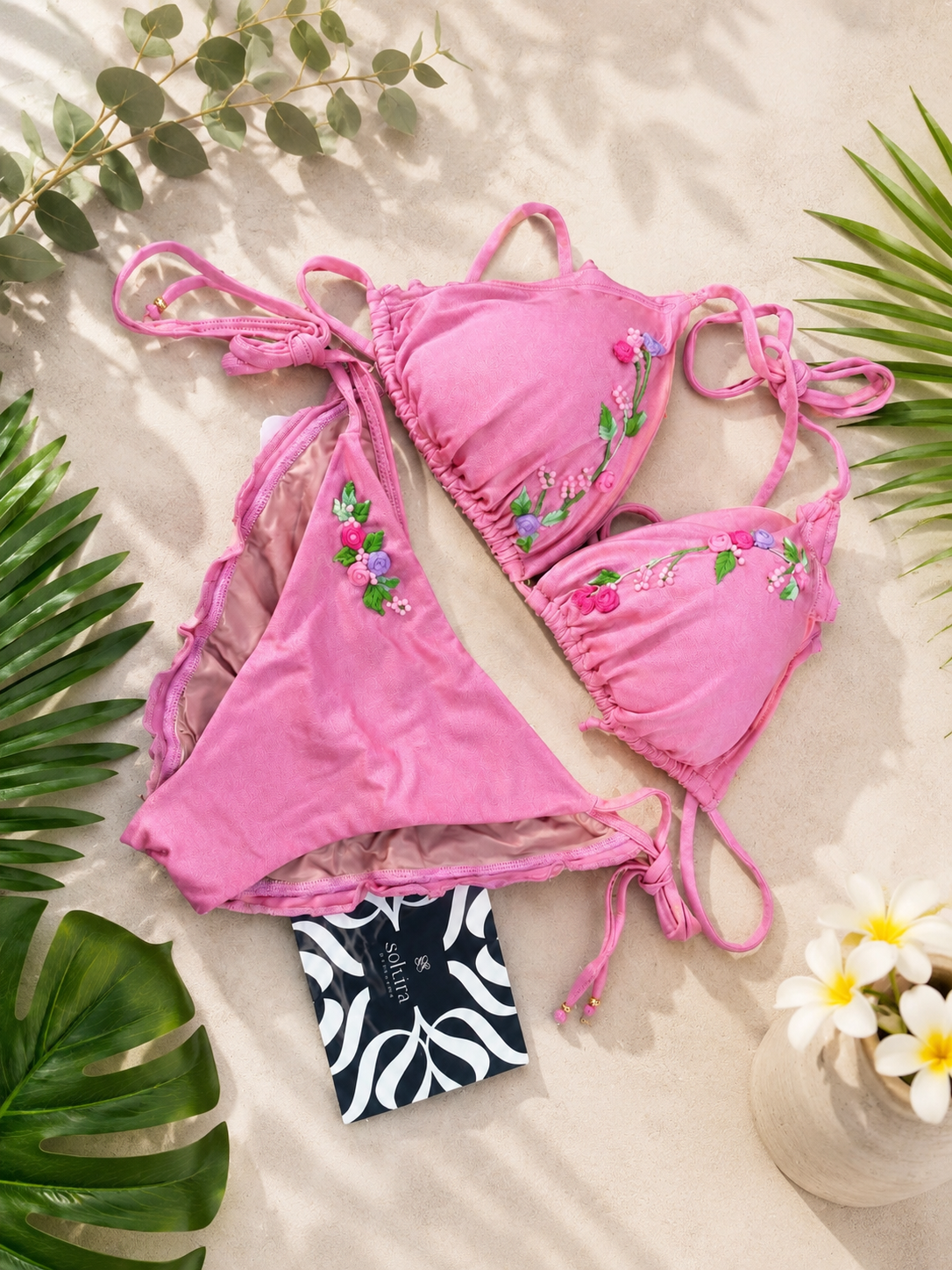 Femperium By PD Blush Bloom Triangel Bikini