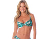 Phax Swim Bikini Top Bloemenprint Verde Aqua